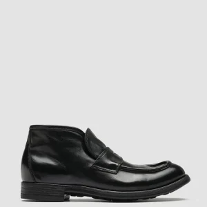 Discount Officine Creative CHRONICLE 027 - Leather Ankle Boots BLACK