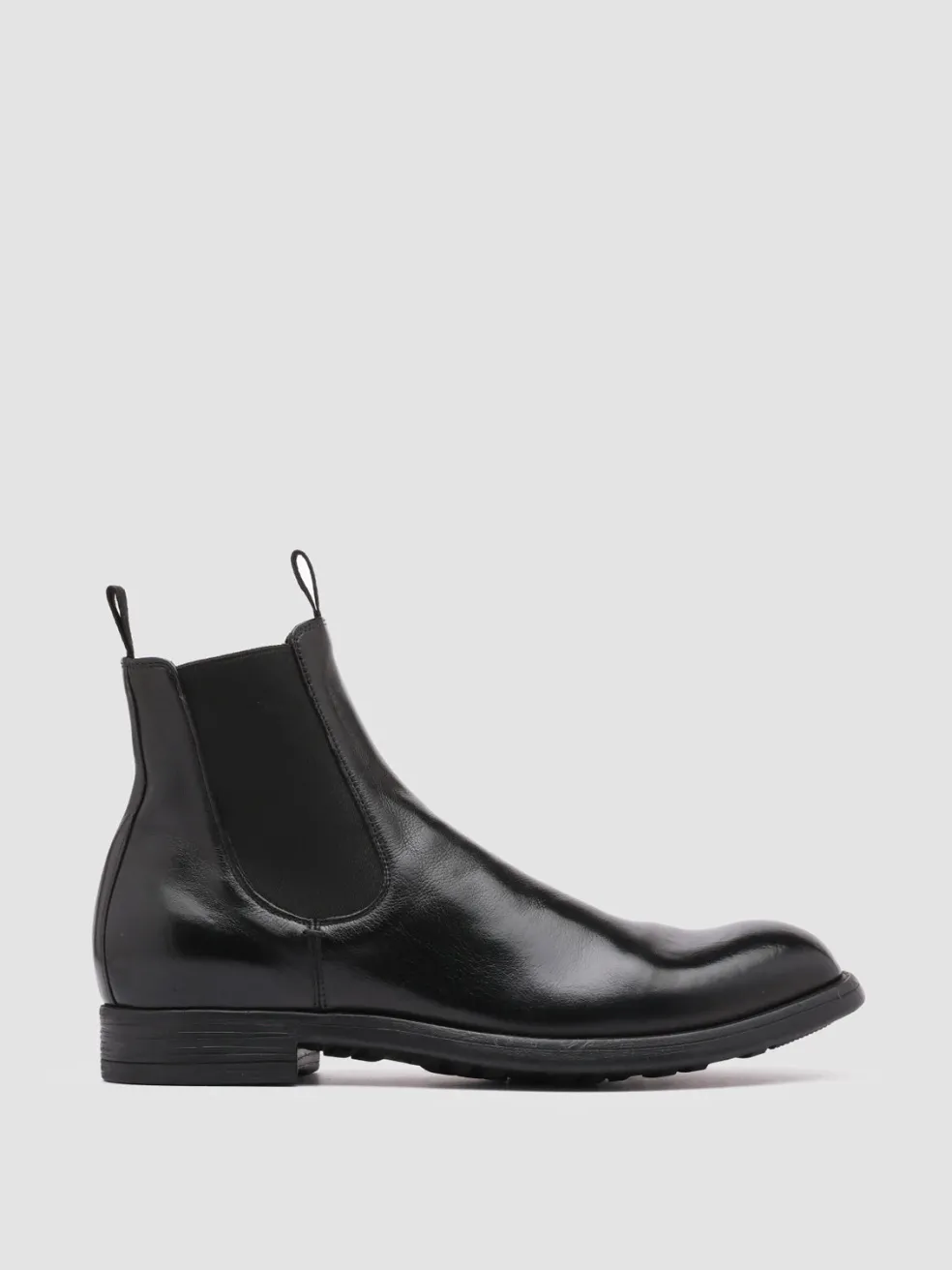 Best Sale Officine Creative CHRONICLE 002 - Leather Chelsea Boots BLACK