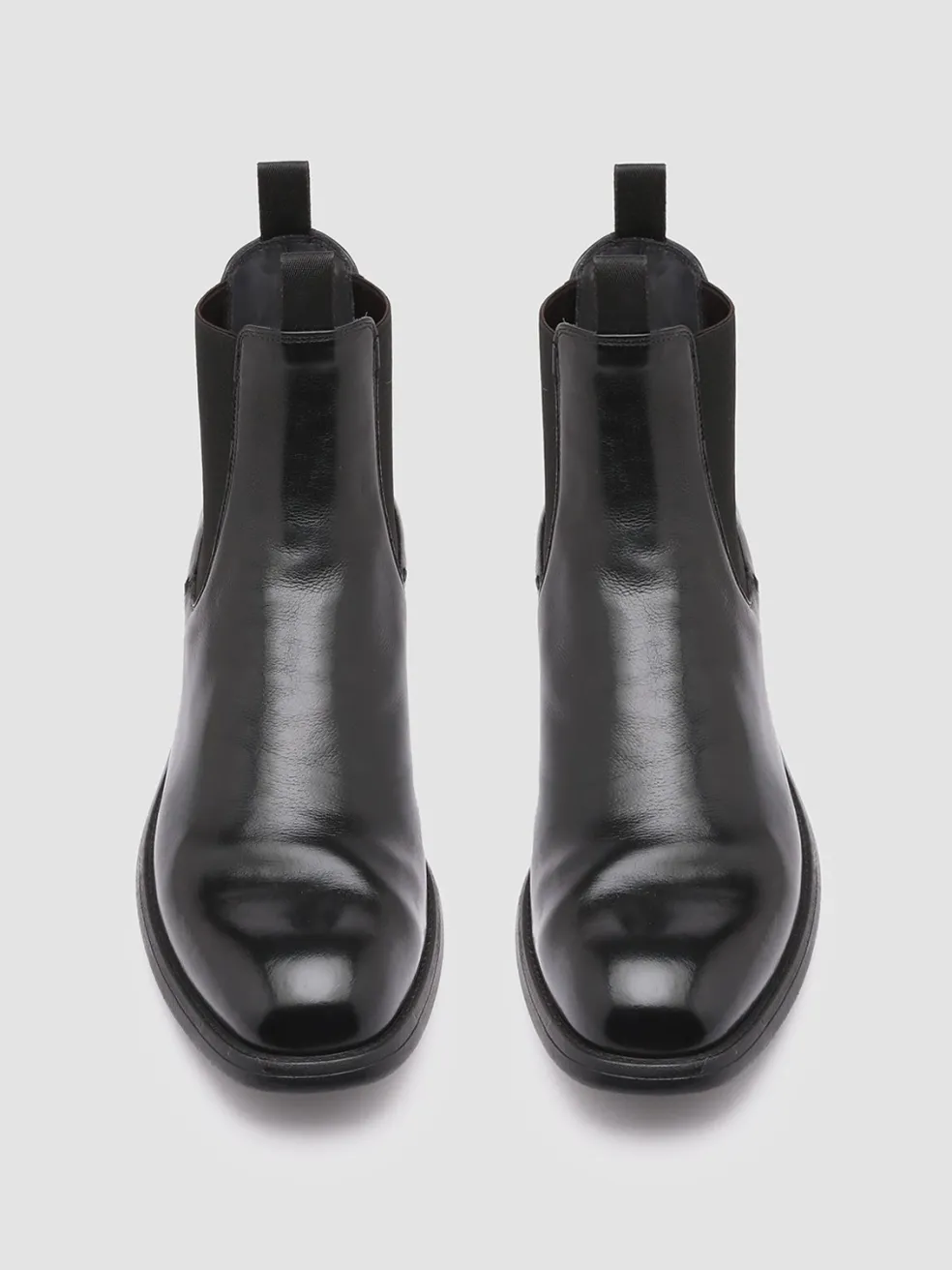 Best Sale Officine Creative CHRONICLE 002 - Leather Chelsea Boots BLACK