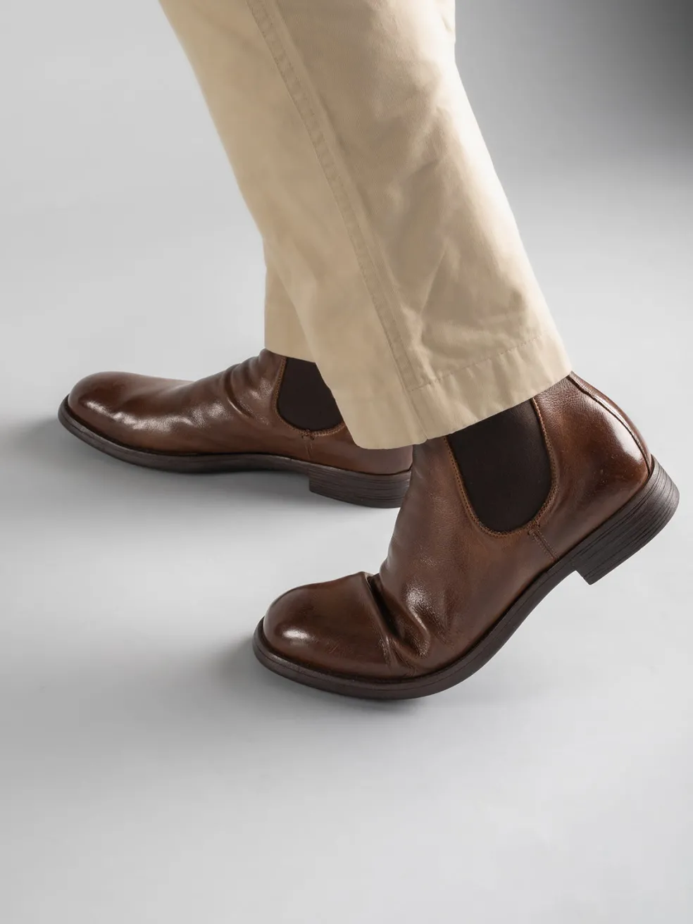 Best Sale Officine Creative CHRONICLE 002 - Leather Chelsea Boots BLACK