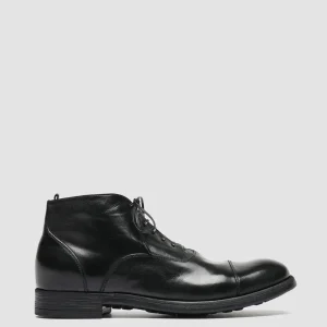 Flash Sale Officine Creative CHRONICLE 057 - Leather Lace Up Boots BLACK