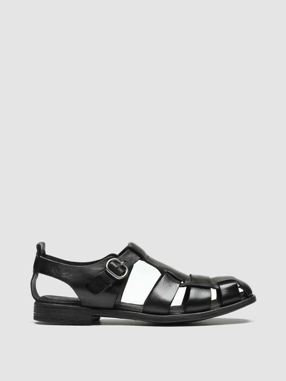 Cheap Officine Creative CHRONICLE 145 - Leather Sandals BLACK