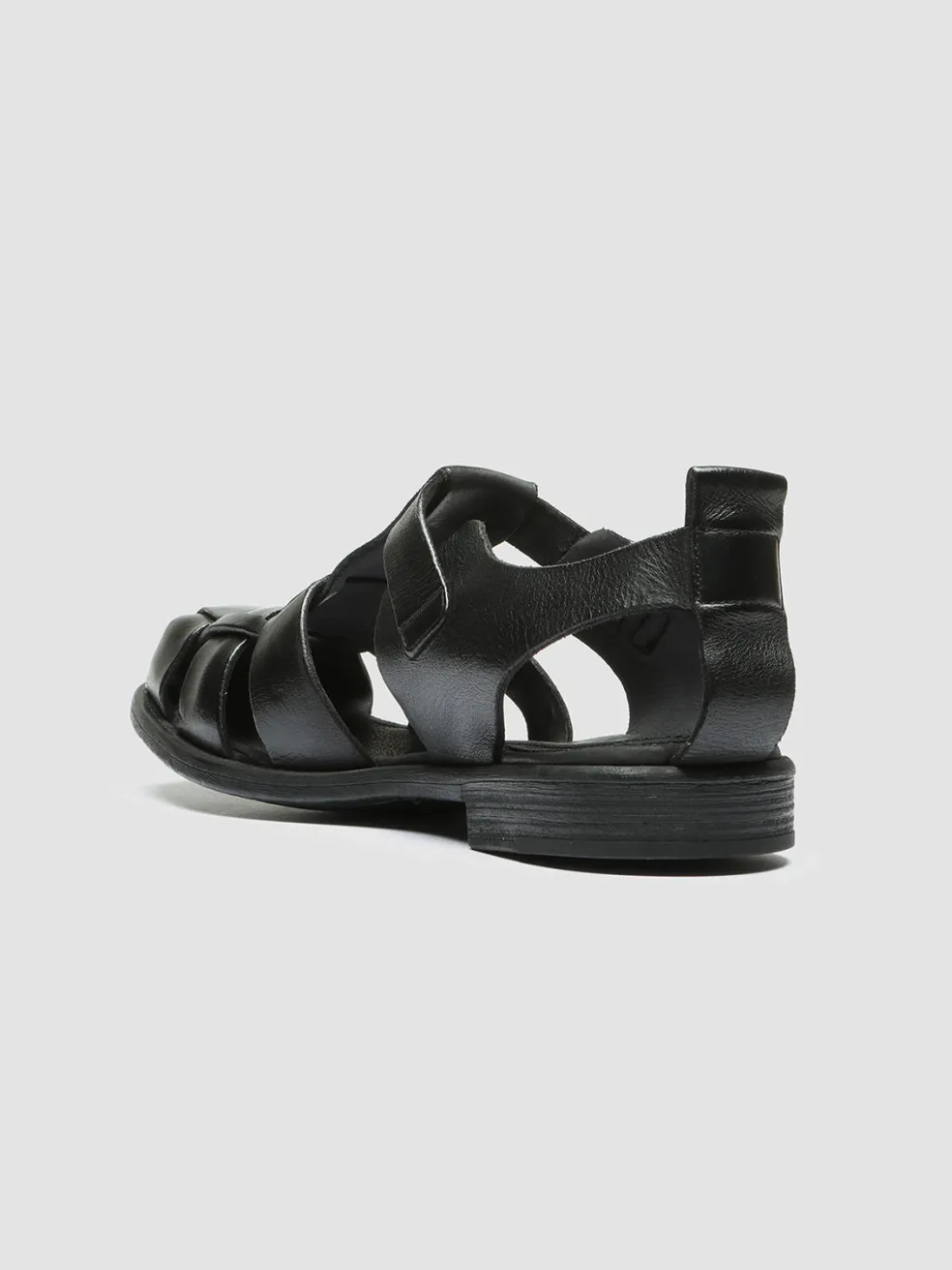 Cheap Officine Creative CHRONICLE 145 - Leather Sandals BLACK