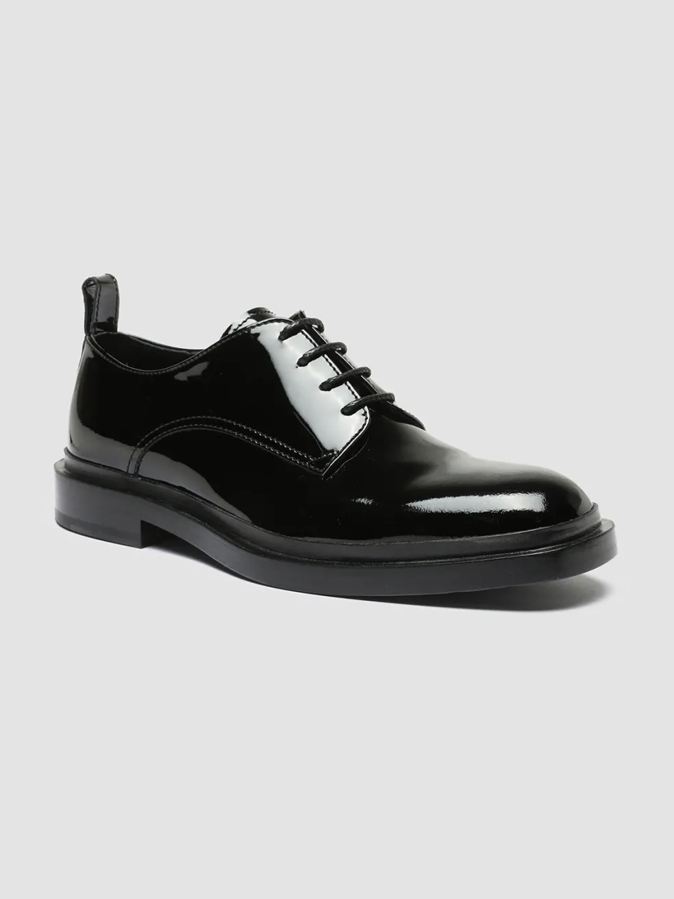 Discount Officine Creative CONCRETE 003 - Leather Derby Shoes BLACK