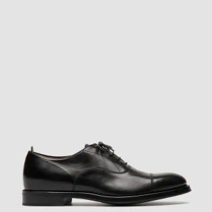 Hot Officine Creative CONSULTANT 003 - Leather Oxford Shoes BLACK