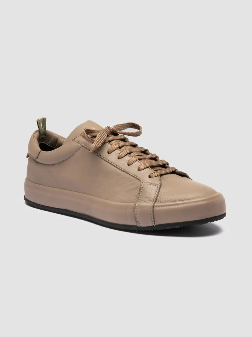 Clearance Officine Creative CORE 001 - Brown Leather Sneakers TUFO