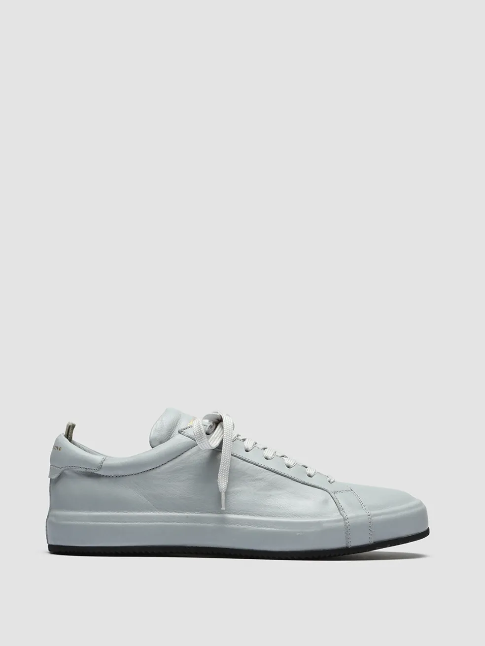 Clearance Officine Creative CORE 001 - Grey Leather Sneakers ICEBERG
