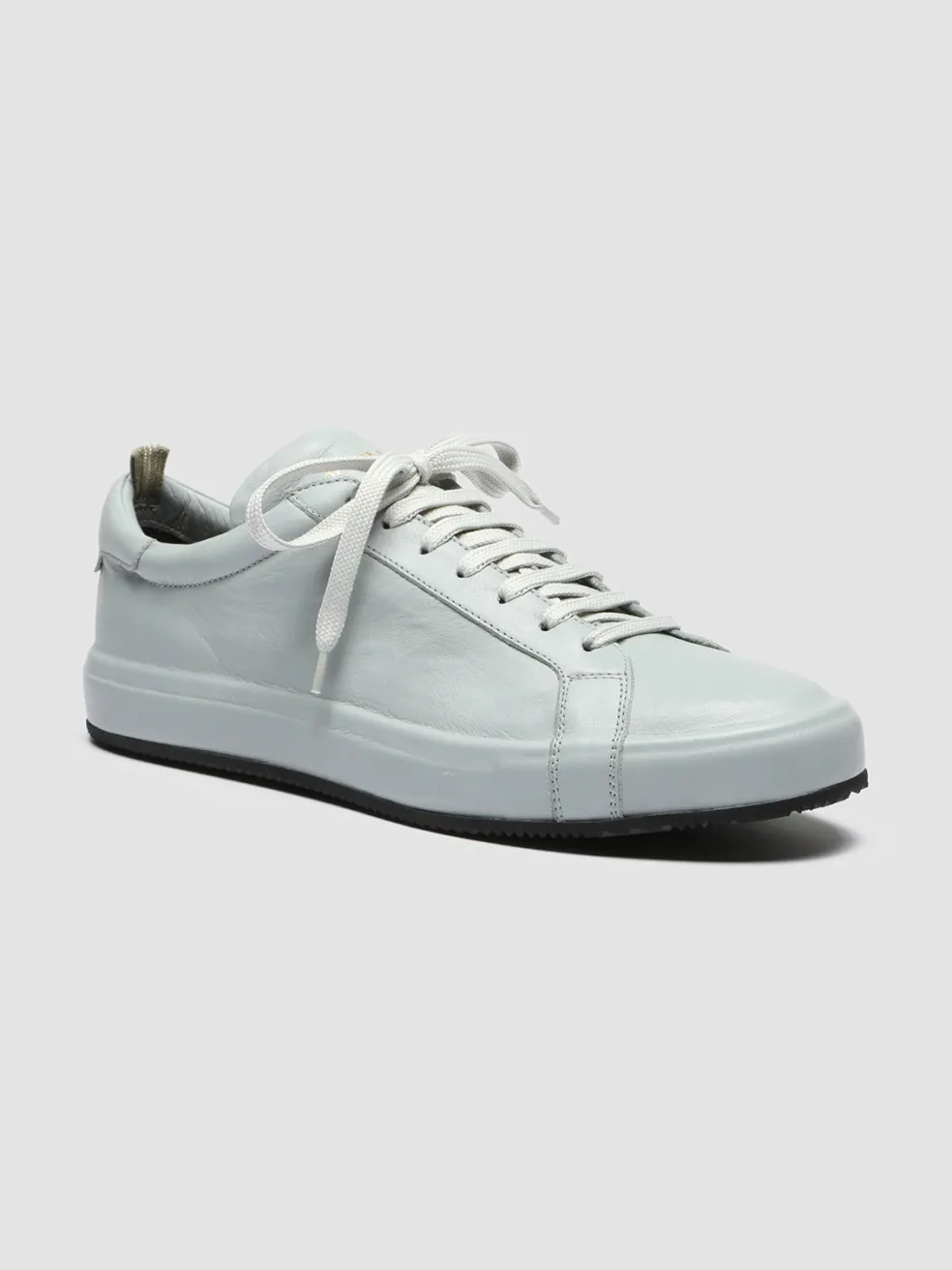 Clearance Officine Creative CORE 001 - Grey Leather Sneakers ICEBERG
