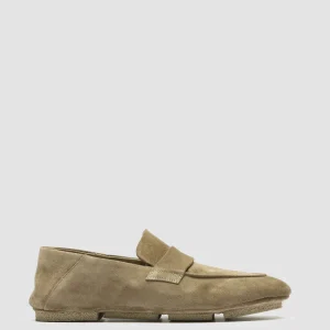 Discount Officine Creative C-SIDE 101 - Taupe Suede Loafers LEAD