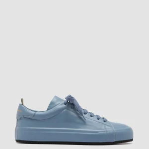 Shop Officine Creative EASY 101 - Leather Low Top Sneakers BLUE