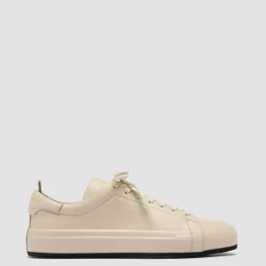 Hot Officine Creative EASY 101 - Ivory Leather Low Top Sneakers TART