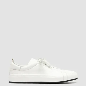 Cheap Officine Creative EASY 001 - White Leather Low Top Sneakers BURRO
