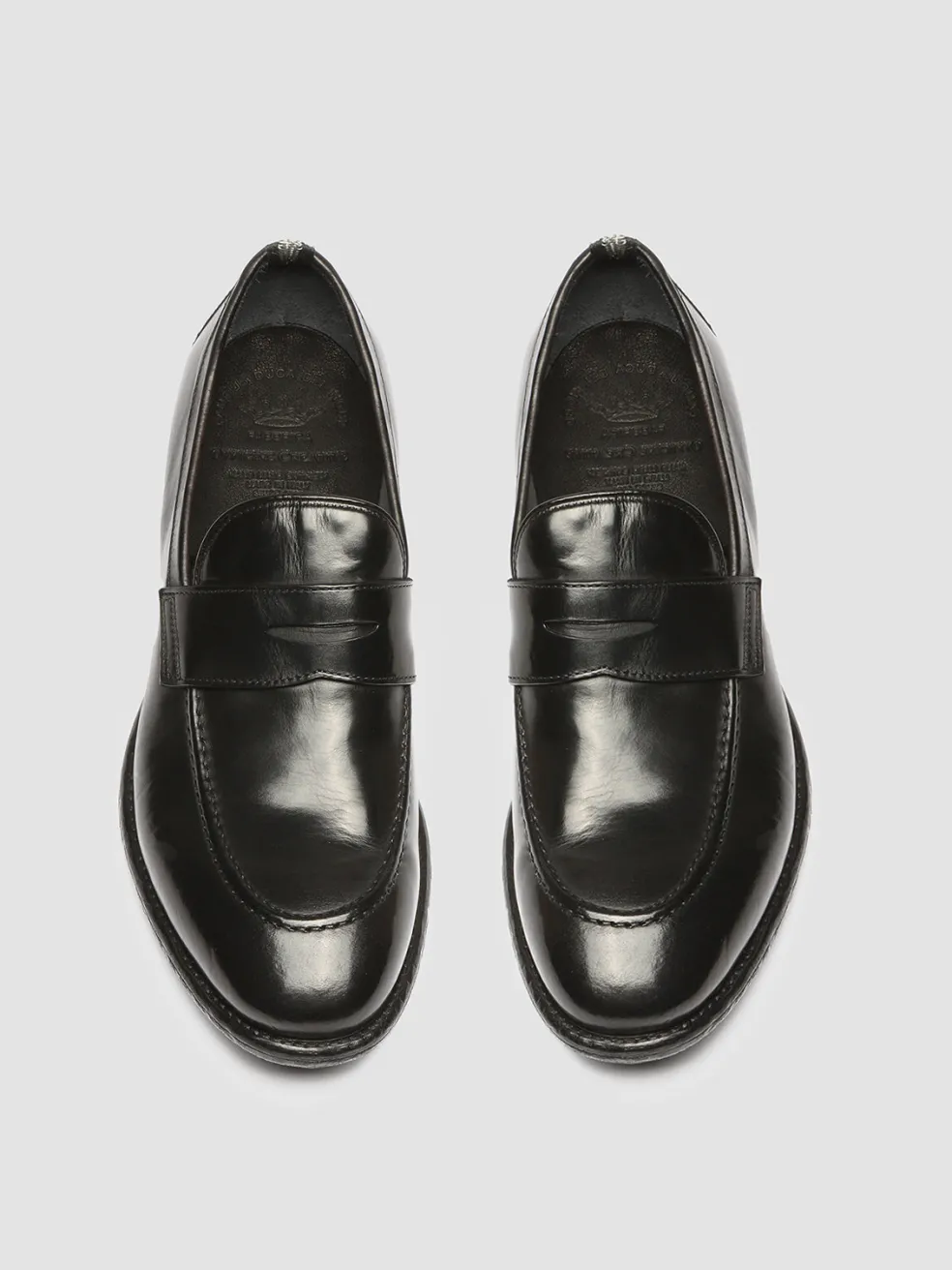 Outlet Officine Creative EMORY 024 - Leather Loafers BLACK