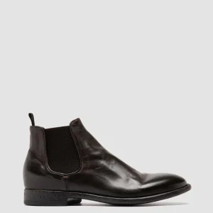 Best Sale Officine Creative EMORY 012 - Brown Leather Chelsea Boots EBANO