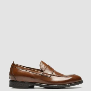 Sale Officine Creative EMORY 024 - Brown Leather Loafers CIGAR