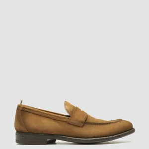 Clearance Officine Creative EMORY 024 - Brown Suede Loafers CIGAR