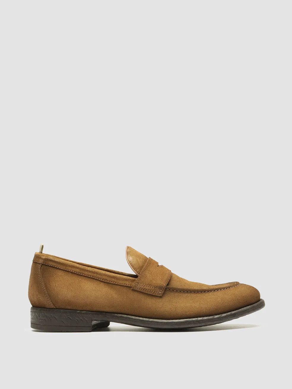Clearance Officine Creative EMORY 024 - Brown Suede Loafers CIGAR