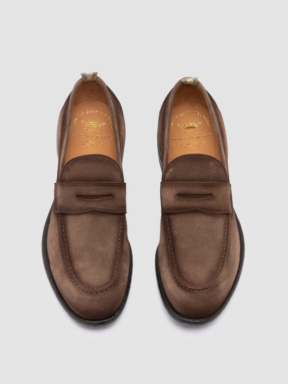 Best Sale Officine Creative EMORY 024 - Suede Loafers BROWN