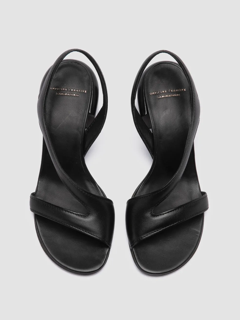 Store Officine Creative ETHEL 023 - Leather Sandals BLACK