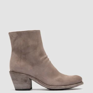 Cheap Officine Creative GODEAU 001 - Taupe Suede Zipped Boots QUARZO                                            