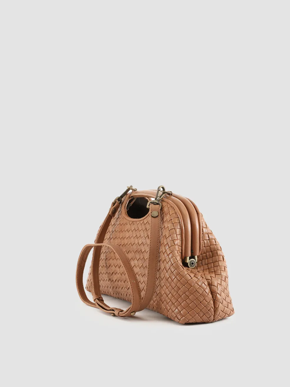 Cheap Officine Creative HELEN 08 - Leather Clutch Bag BROWN