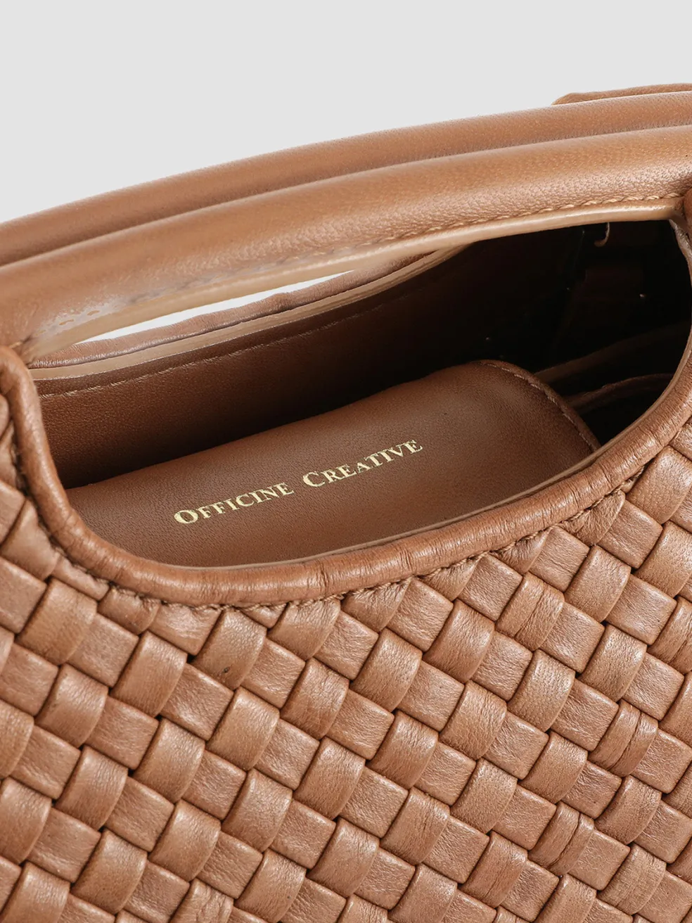 Cheap Officine Creative HELEN 08 - Leather Clutch Bag BROWN