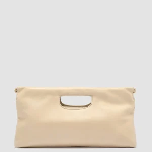 Outlet Officine Creative HELEN 024 - Leather Clutch Bag IVORY