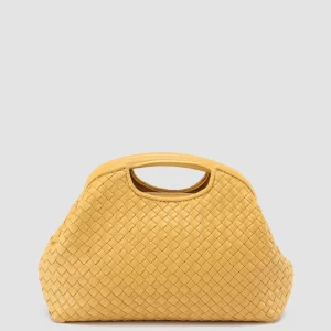 Best Officine Creative HELEN 12 - Leather Hand Bag YELLOW