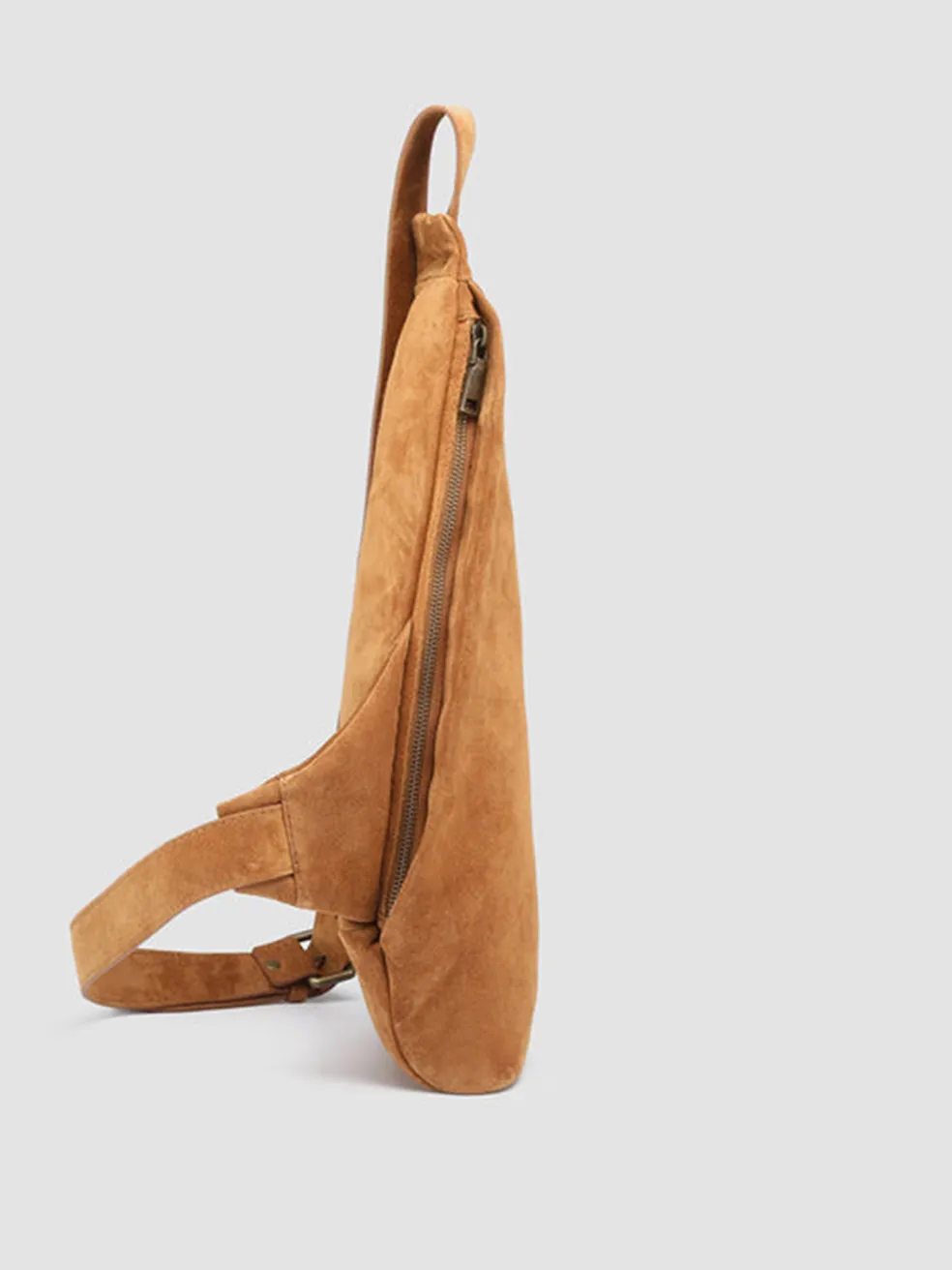 Hot Officine Creative HELMET 35 - Suede Backpack BROWN