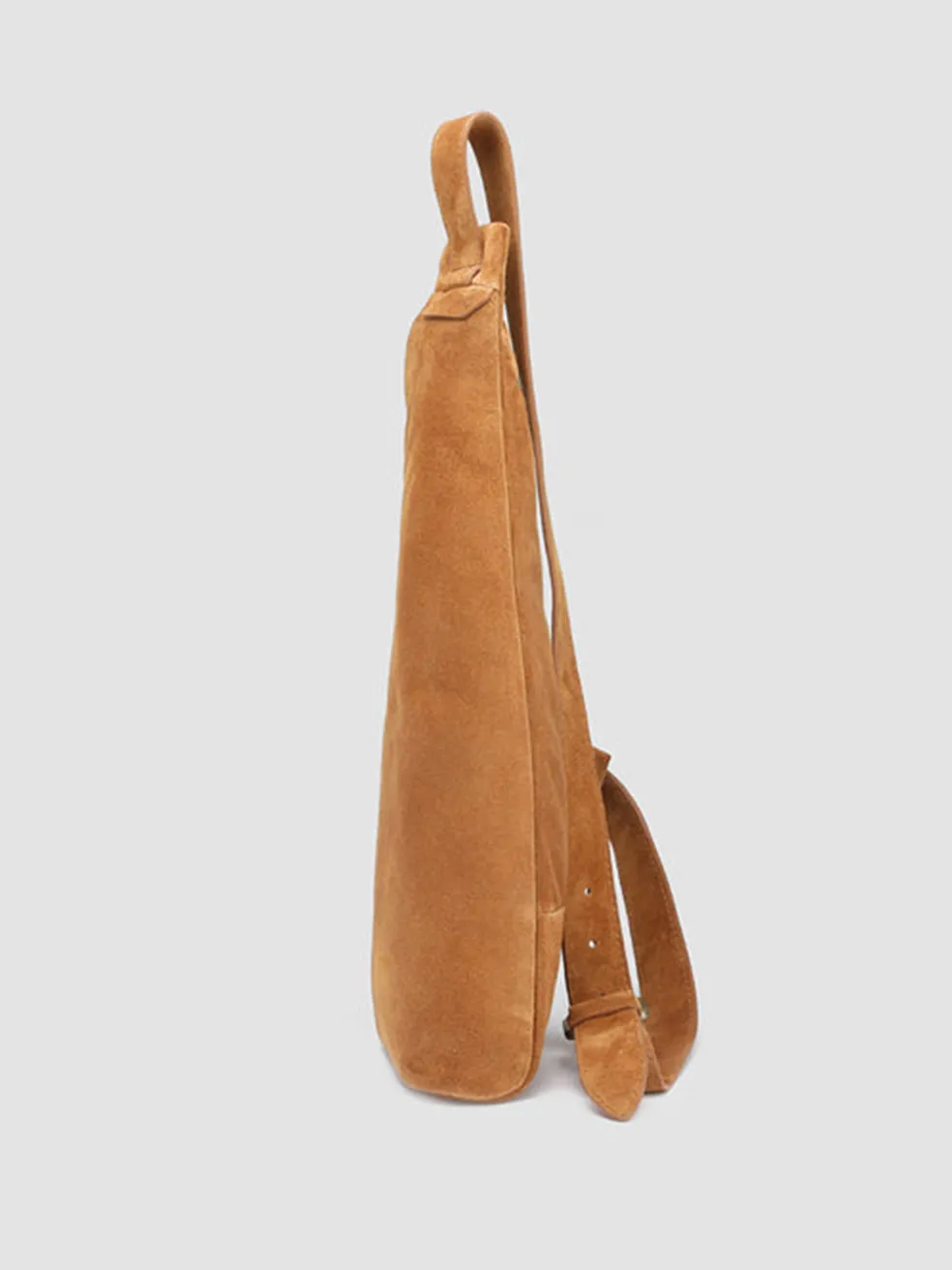 Hot Officine Creative HELMET 35 - Suede Backpack BROWN