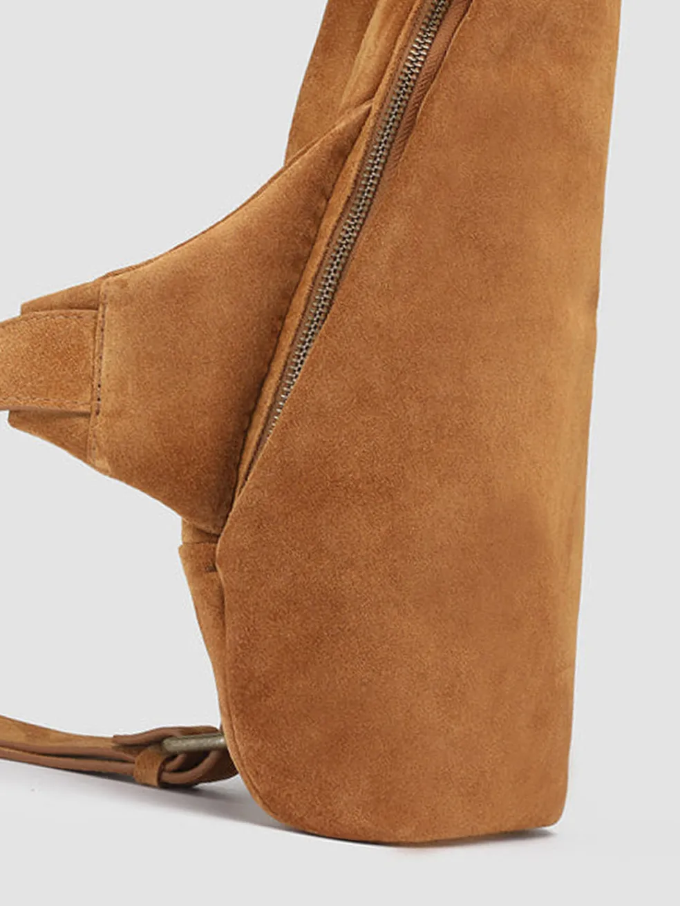 Hot Officine Creative HELMET 35 - Suede Backpack BROWN