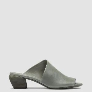 Outlet Officine Creative HELYETTE 016 - Leather Mules GREEN