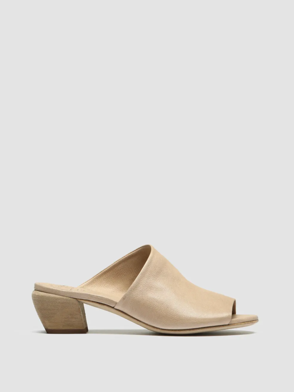 Hot Officine Creative HELYETTE 016 - Leather Mules TAUPE