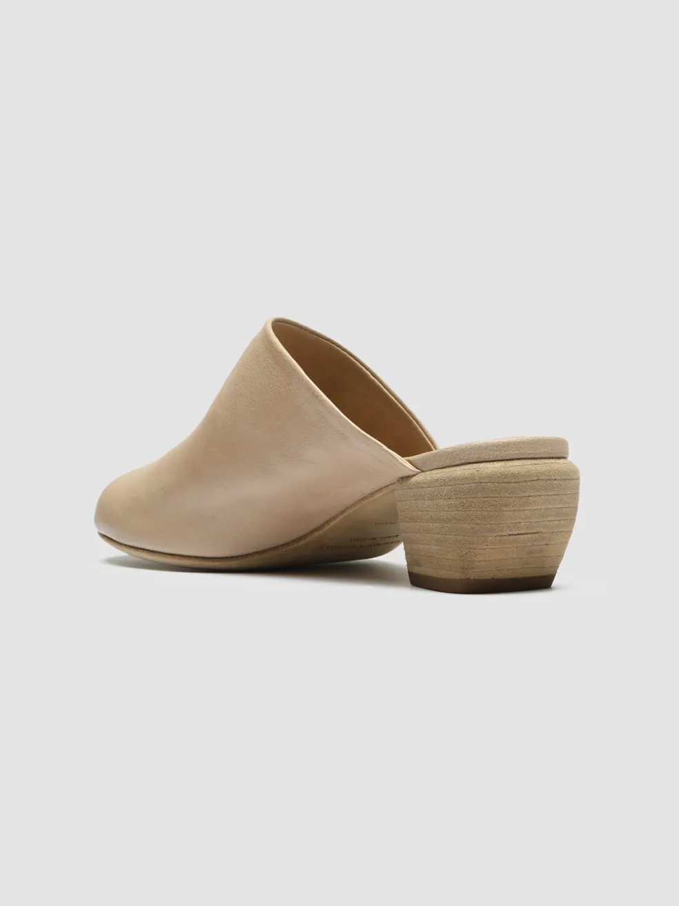 Hot Officine Creative HELYETTE 016 - Leather Mules TAUPE