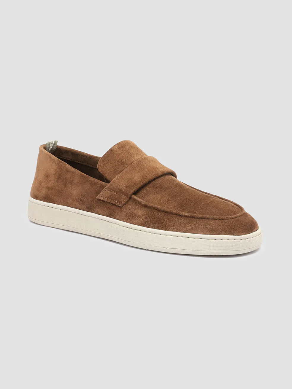 Outlet Officine Creative HERBIE 001 - Brown Suede Penny Loafers LIGHT BROWN