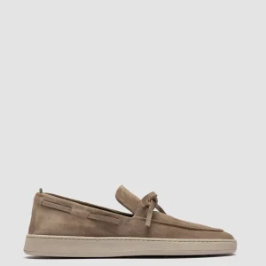 Flash Sale Officine Creative HERBIE 003 - Suede Boat Loafers TAUPE