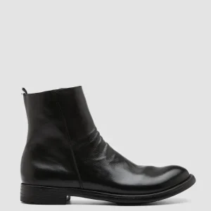 Online Officine Creative HIVE 010 - Leather Boots BLACK