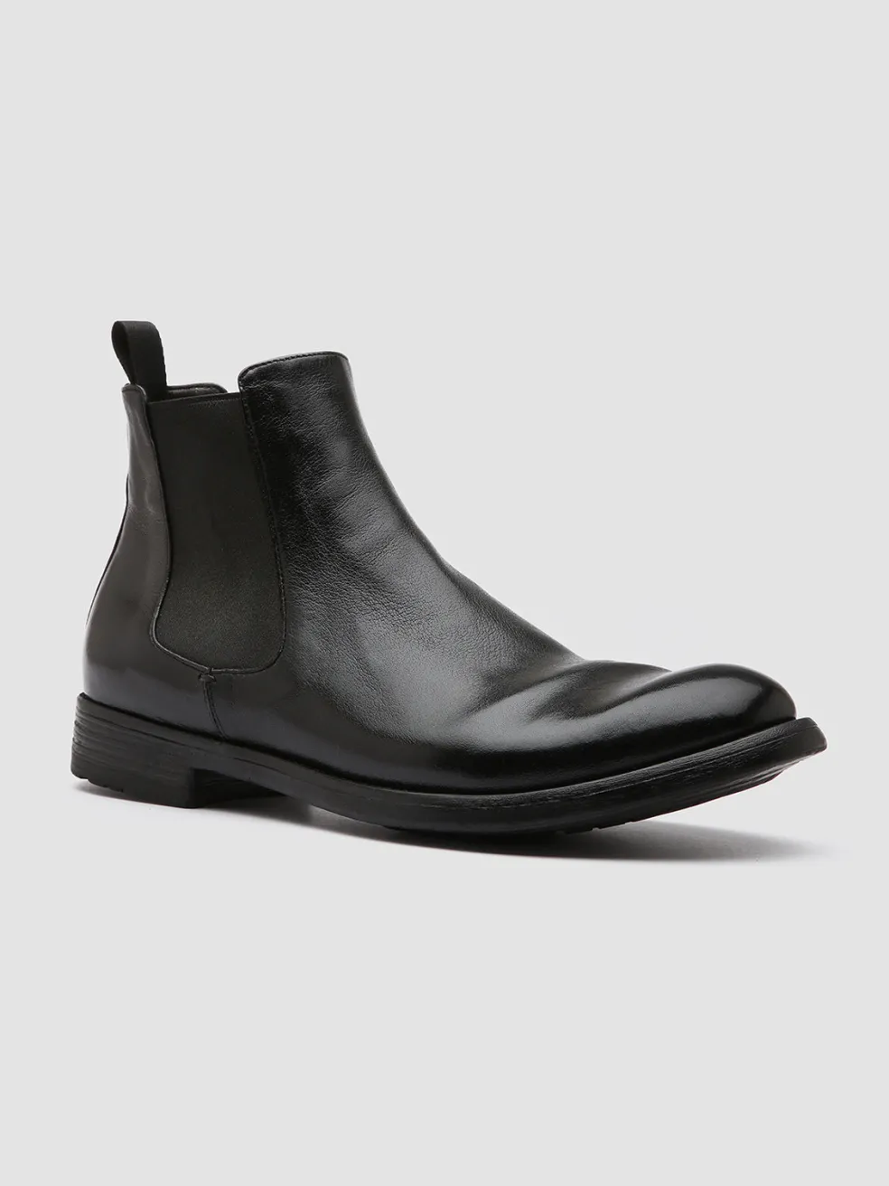 Online Officine Creative HIVE 007 - Leather Chelsea Boots BLACK