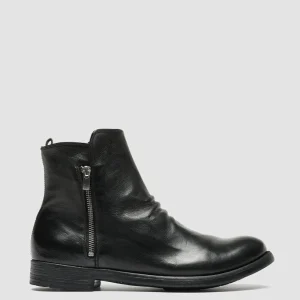 Best Sale Officine Creative HIVE 054 - Leather Zip Boots BLACK