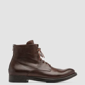 Cheap Officine Creative HIVE 016 - Brown Leather Boots LIGHT BROWN
