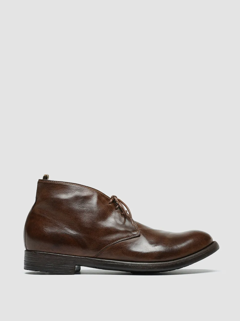 Flash Sale Officine Creative HIVE 050 - Brown Leather Chukka Boots DARK BROWN
