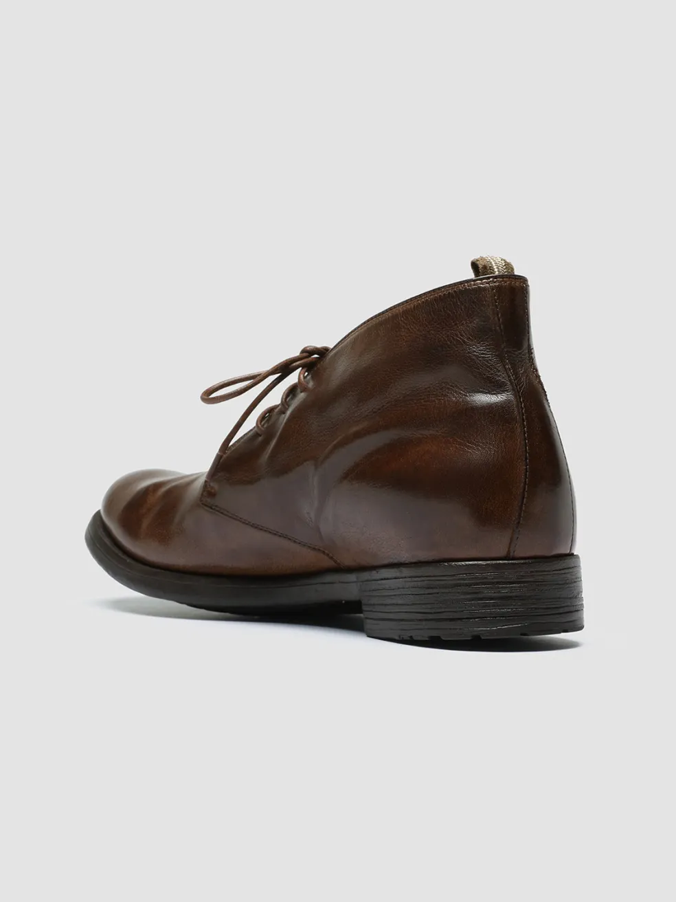 Flash Sale Officine Creative HIVE 050 - Brown Leather Chukka Boots DARK BROWN