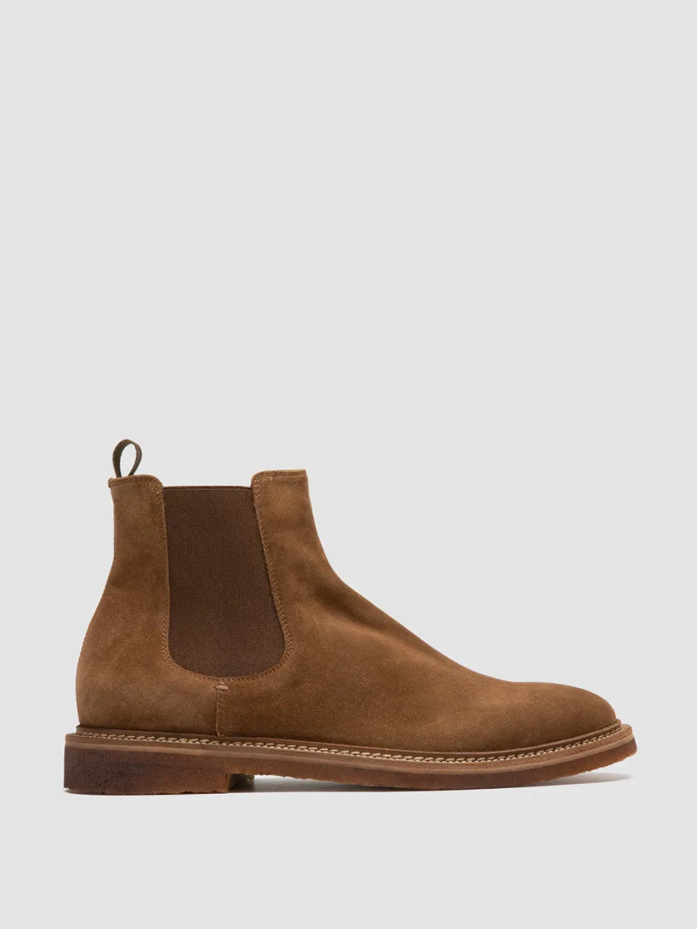 Outlet Officine Creative HOPKINS CREPE 121 - Brown Suede Chelsea Boots BIRRA