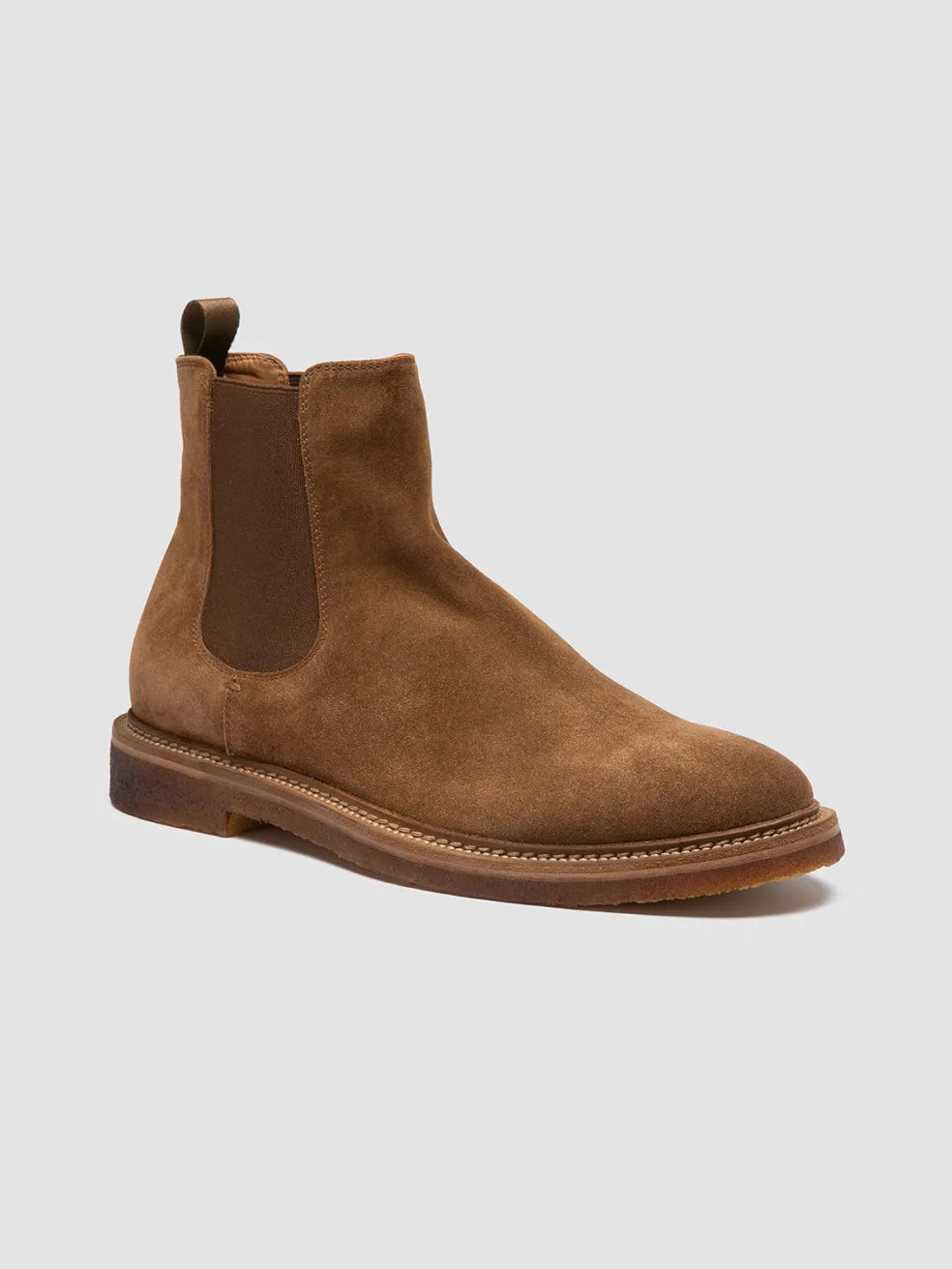 Outlet Officine Creative HOPKINS CREPE 121 - Brown Suede Chelsea Boots BIRRA