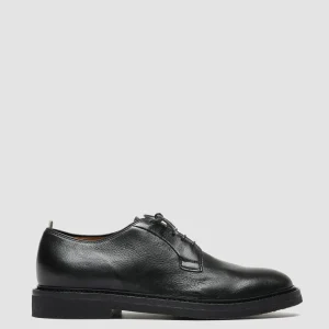 Shop Officine Creative HOPKINS FLEXI 201 - Leather Derby Shoes BLACK