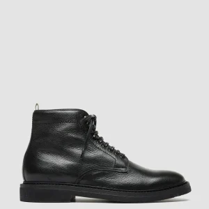 Fashion Officine Creative HOPKINS FLEXI 203 - Leather Lace-up Boots BLACK
