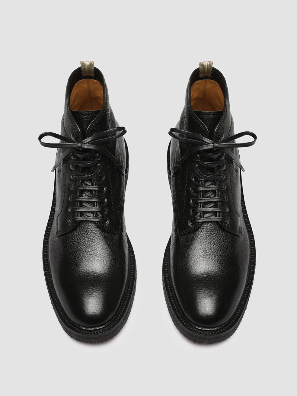 Fashion Officine Creative HOPKINS FLEXI 203 - Leather Lace-up Boots BLACK