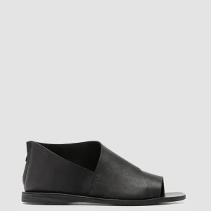 Best Officine Creative ITACA 046 - Leather Peep Toe Shoes BLACK