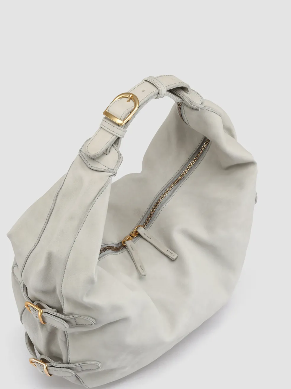 Best Sale Officine Creative JULIE 008 - Shoulder Bag GREY LEATHER