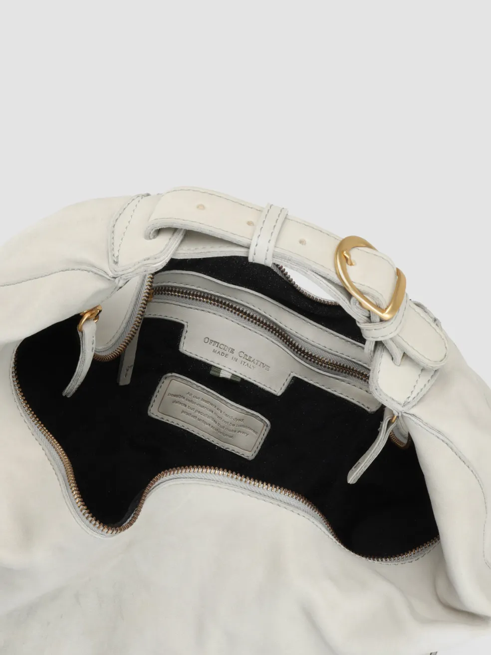 Best Sale Officine Creative JULIE 008 - Shoulder Bag GREY LEATHER